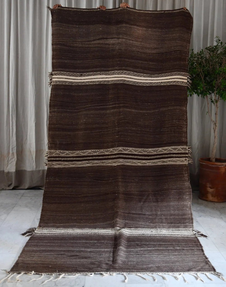 Vintage Berber Blanket | 3.55M X 1.65M/11.65"/5.41"
